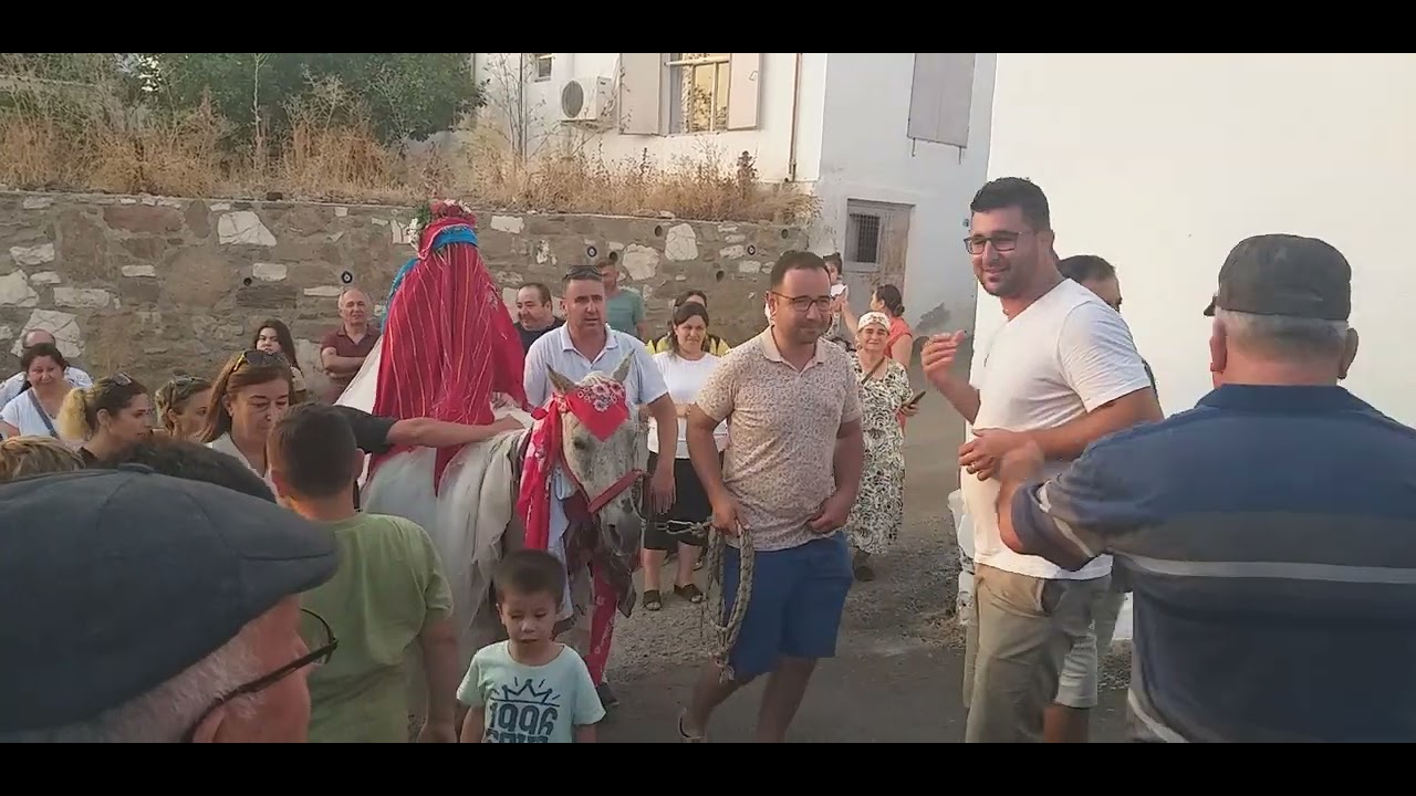 BODRUM ÇÖMLEKÇİ köy düğünü gelin alma dan bir bölüm
