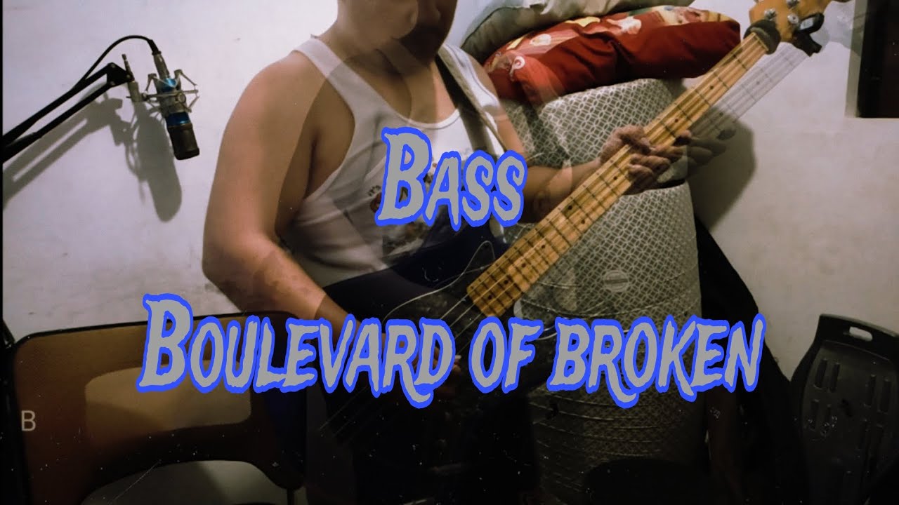 Jaymel Jules - Boulevard of Broken (Bass cover)  Green day (official video)