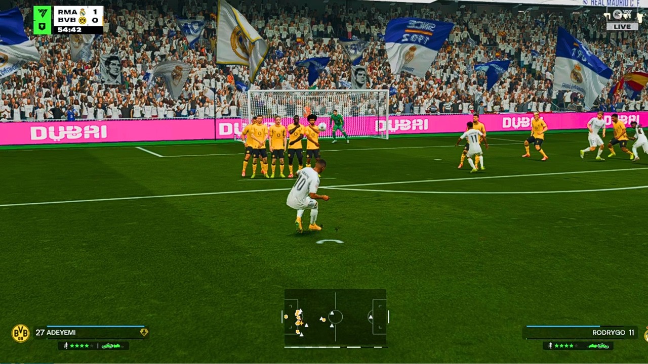 EA SPORTS FC 26 - Real Madrid vs Borussia Dortmund - RADEON RX 580 - Gameplay (PC QHD) [2K60FPS]