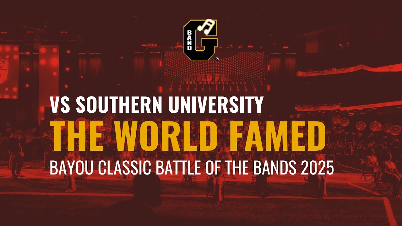 🔥🐅 2025 Bayou Classic Battle of the Bands | World Famed vs Southern University | Caesars Superdome