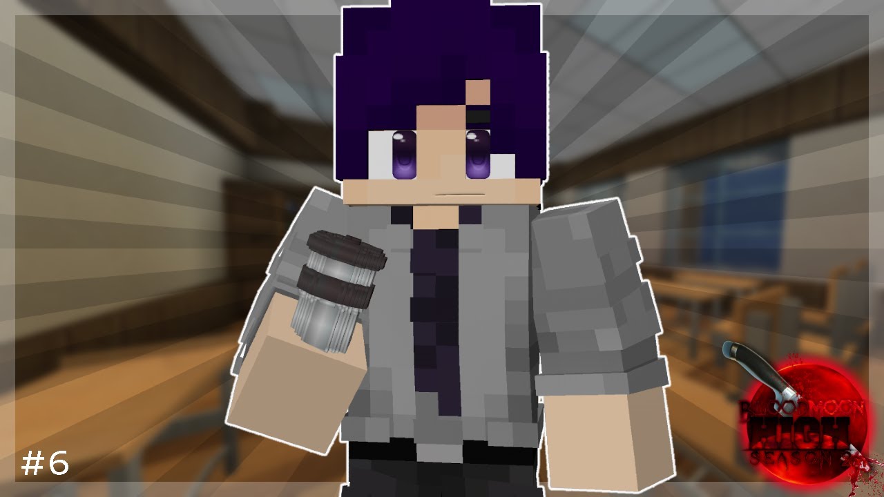 BloodMoon High S2: Scavenger Hunt Showdown | #6 (Minecraft Yandere Roleplay)