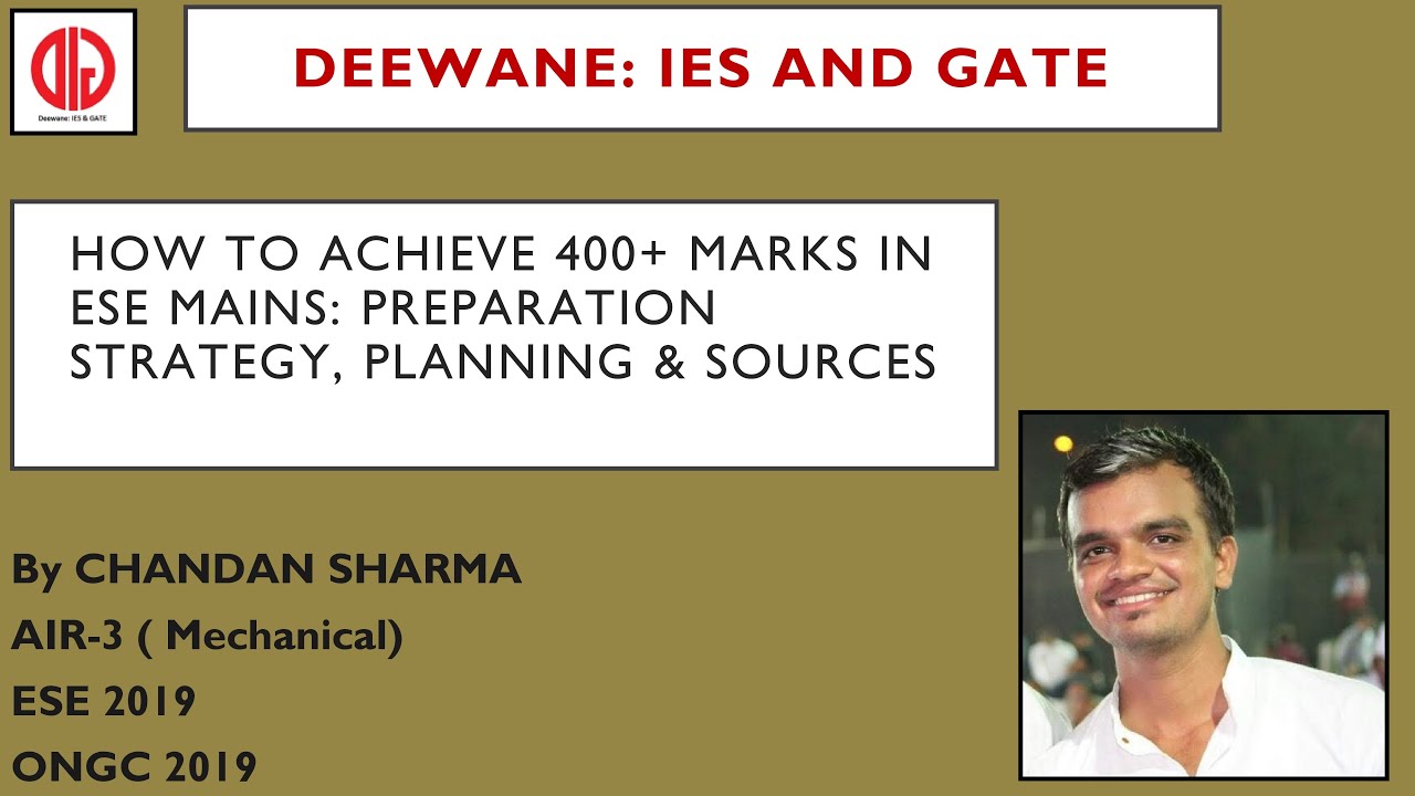 How to achieve 400+ marks in ESE mains: preparation, strategy, planning & sources