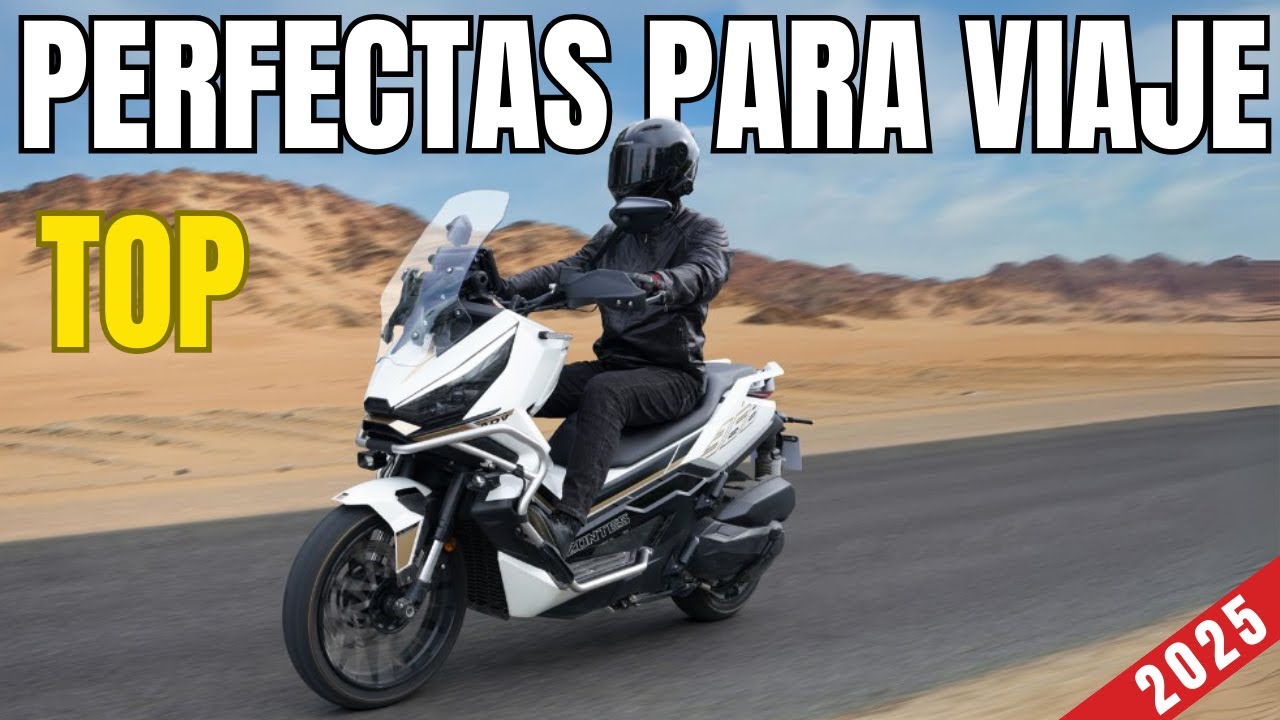 6 SCOOTERS 300 cc PERFECTAS para carretera en 2025