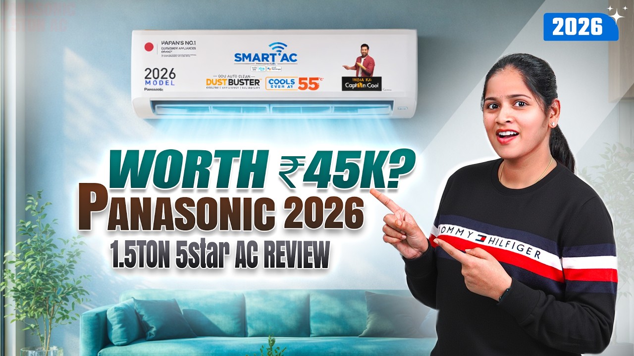 Panasonic 1.5 Ton 5Star AC 2026 Review ⚡️ Best AC 2026 India?