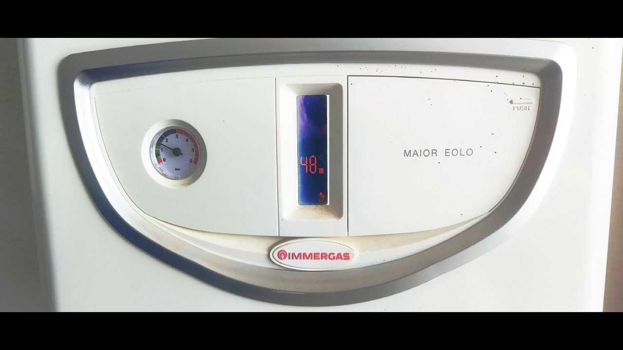 İmmergas Maior Eolo Уменьшаем мощность котла.