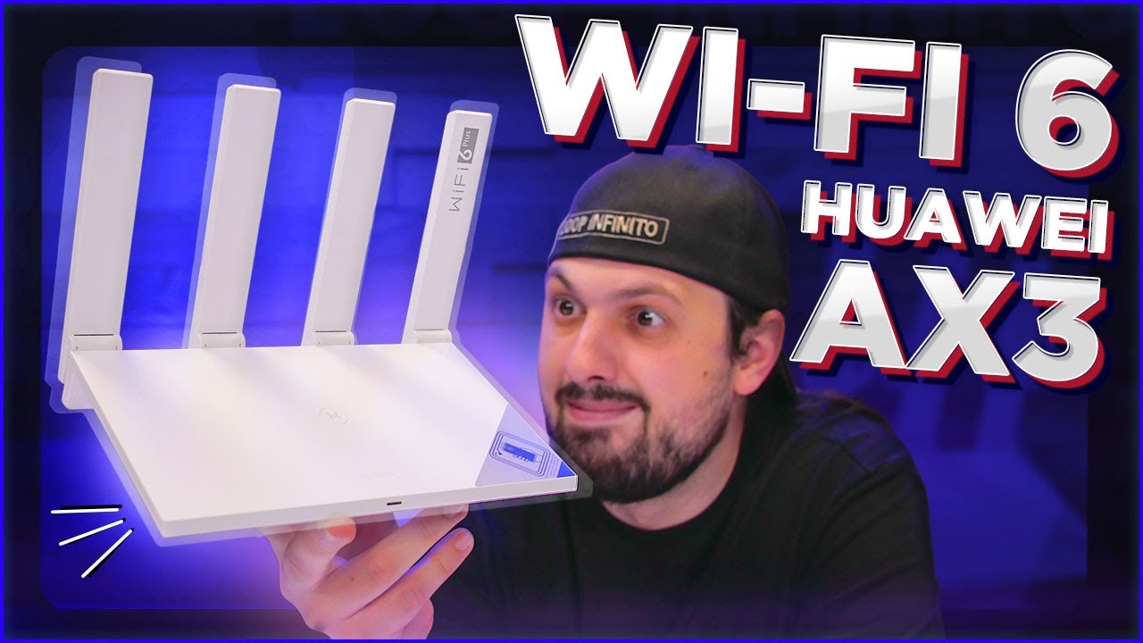 WI-FI 6: UNBOXING E TESTES COM O HUAWEI AX3!