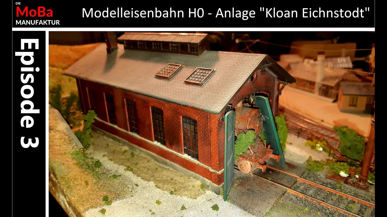 Modelleisenbahn H0 - WIR BAUEN ein verlassenes Bahnbetriebswerk [lost Place] Bau Roco Anlage