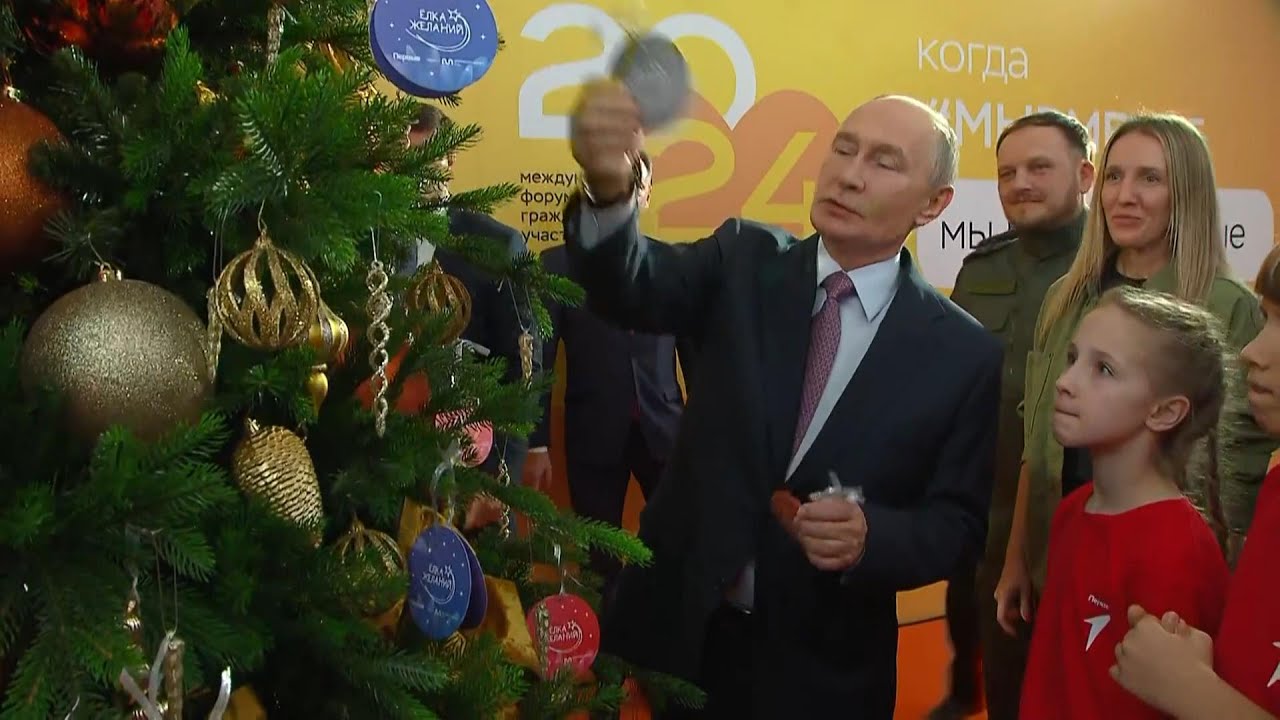 «Ёлка желаний!»: Владимир Путин исполнит новогодние желания трех девочек
