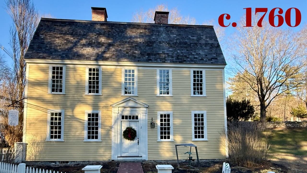 Holyoke-French House, c. 1760, Boxford, MA: Georgian Elegance - History Bites: New England