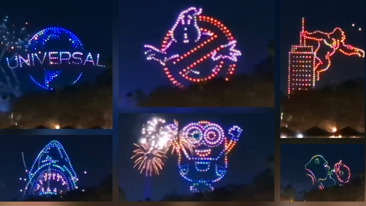 CineSational from Universal Portofino Bay Hotel A Symphonic Spectacular Universal Studio Drone Show