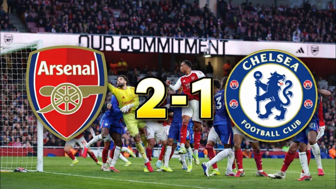 Arsenal 2-1 Chelsea | Saliba & Timber Keep Title Hope ALIVE! 🔥