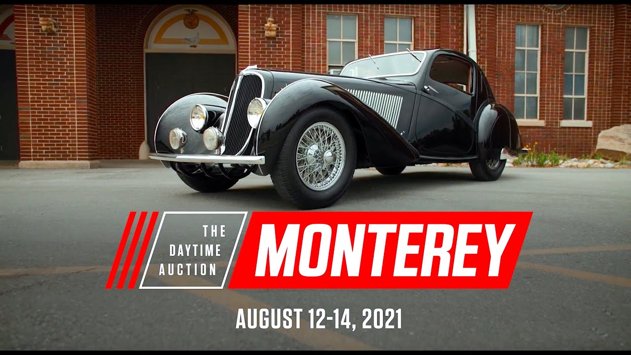 1936 Delahaye Type 135 Competition Court Teardrop Coupe // Mecum Monterey 2021 // August 12-14