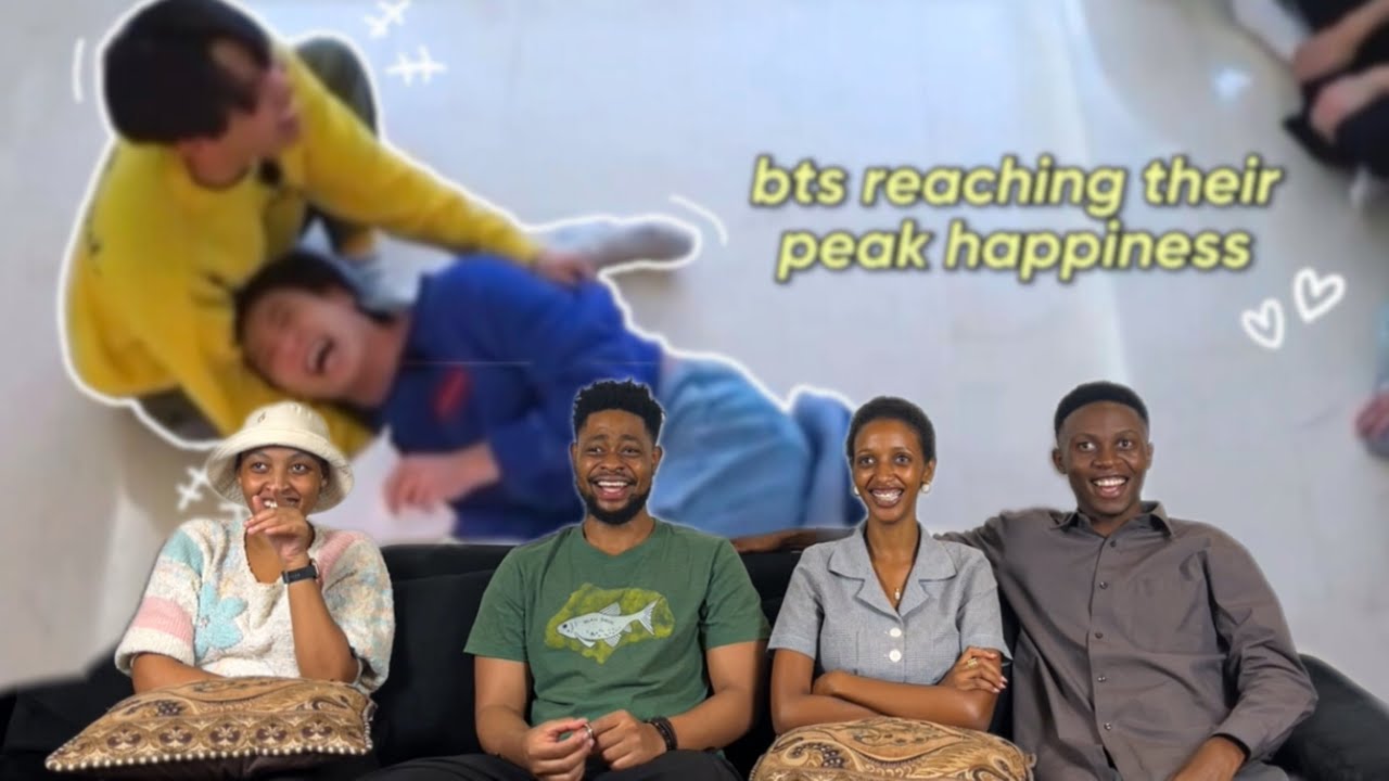 Our Reaction To BTS reaching their peak of happiness moments ✨🌻