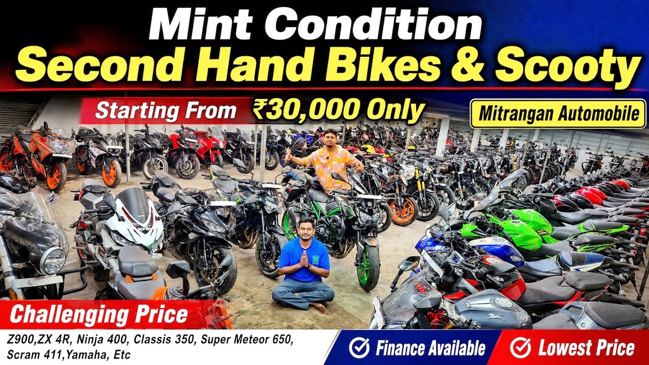 Cheapest Second Hand Bikes & Scooty💥Mitrangan Automobile✅