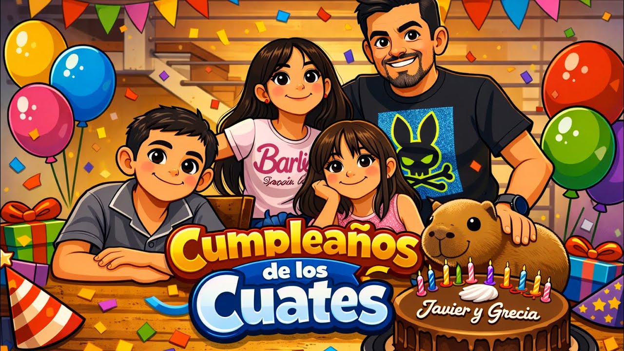 Cumpleaños 🎂 de los cuates 🥳 descubriendo sus regalos 🎁 