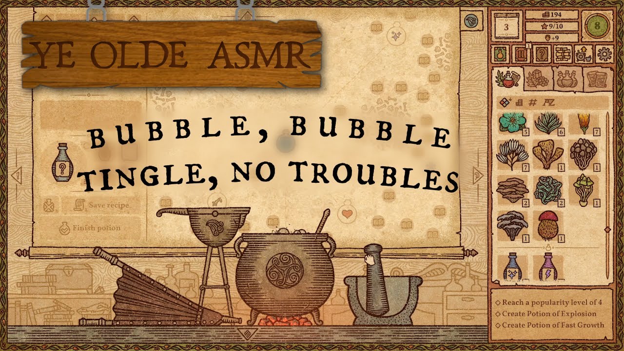 ASMR ✨ Brewing up a relaxation potion for you! ⚗️ Potion Craft: Alchemist Simulator