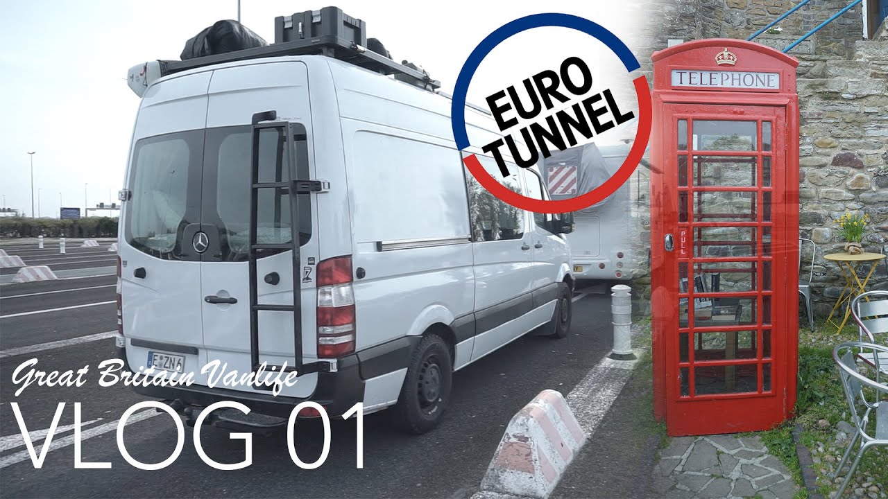 Ein neues Kapitel startet - Mit dem Eurotunnel nach England - VLOG 01 #Great Britain Vanlife