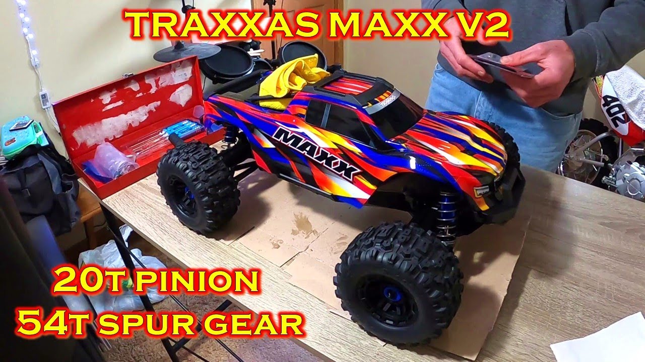 Traxxas Maxx V2 20T Pinion 54T Spur gear