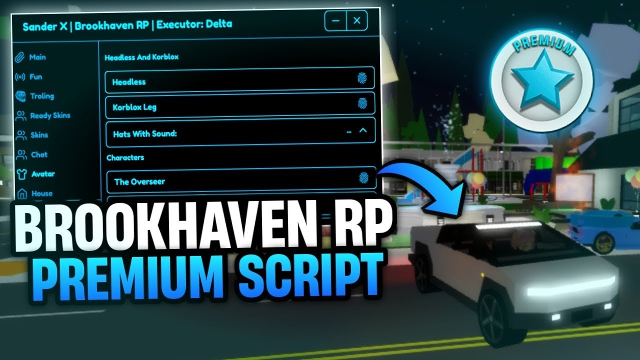 Brookhaven Script Premium Get Unlocked No Key (Pastebin) | Premium Script - Shife