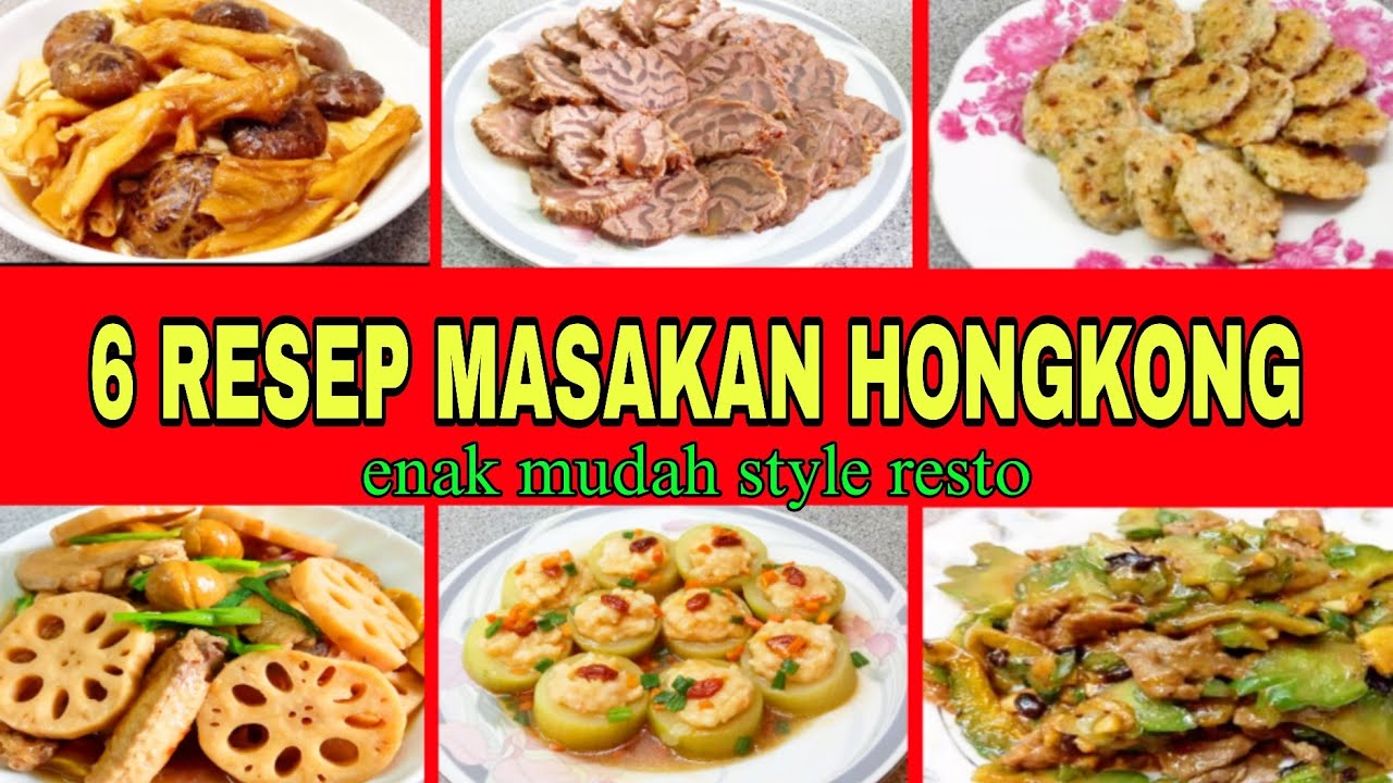 6 RESEP MASAKAN HONGKONG SEHARI HARI ENAK & SIMPLE KESUKAAN MAJIKAN || CHINESE FOOD @humairaharyu