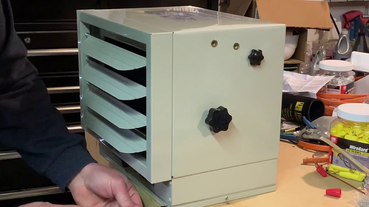 240v Garage Heater Install