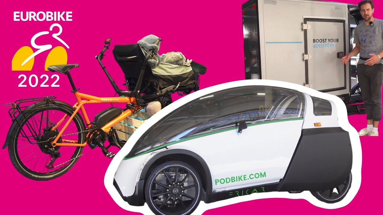 Podbike Frikar und neue Cargobikes auf der Eurobike 2022