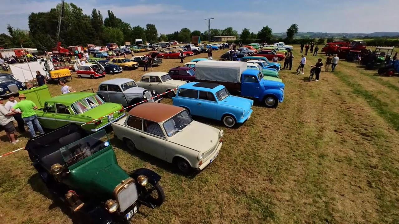 1.Littdorfer Oldtimer Treffen 2024, es war wunderbar   Rundgang von oben