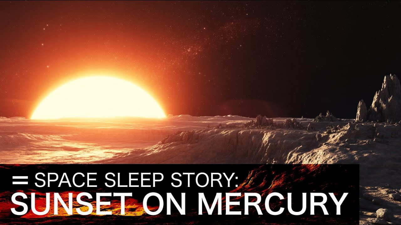 Sunset on Mercury | The Longest Sunset in the Solar System | Space Science Sleep Story