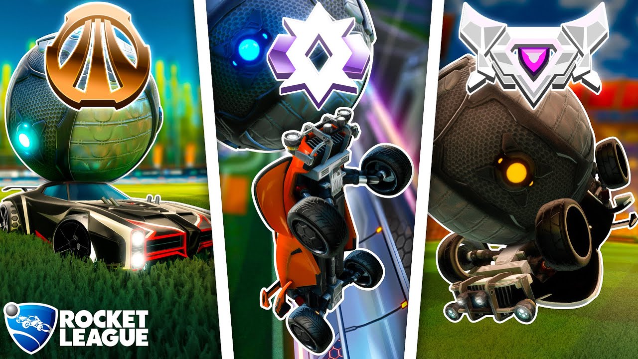 TESTANDO MECÂNICAS de TODOS os RANKS do ROCKET LEAGUE!!!