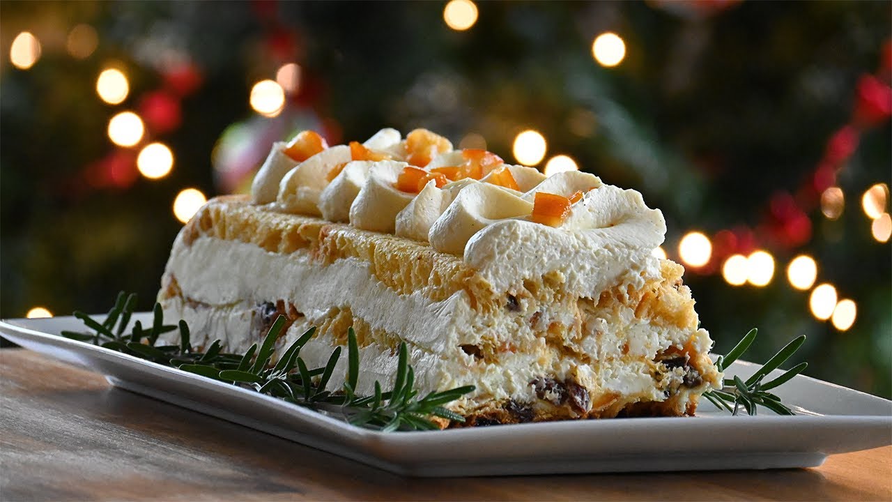 Bûche de Noël au Panettone- recette facile et gourmande