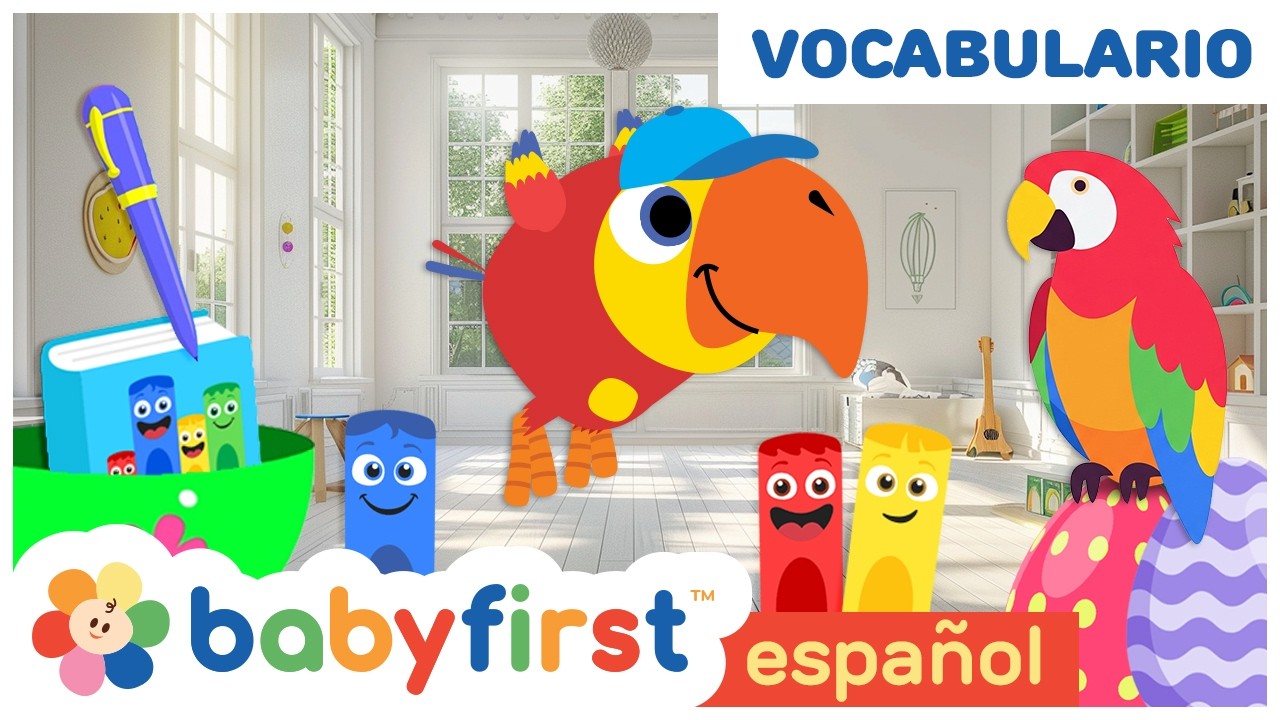 Nuevas palabras cada día con Larry | Vocabulario para niños | Primeras palabras | BabyFirst