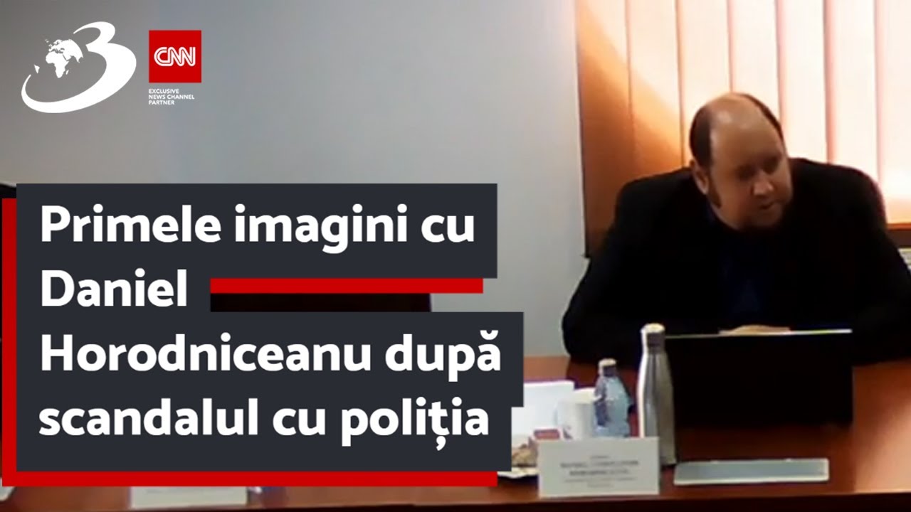 Primele imagini cu Daniel Horodniceanu după scandalul cu poliția