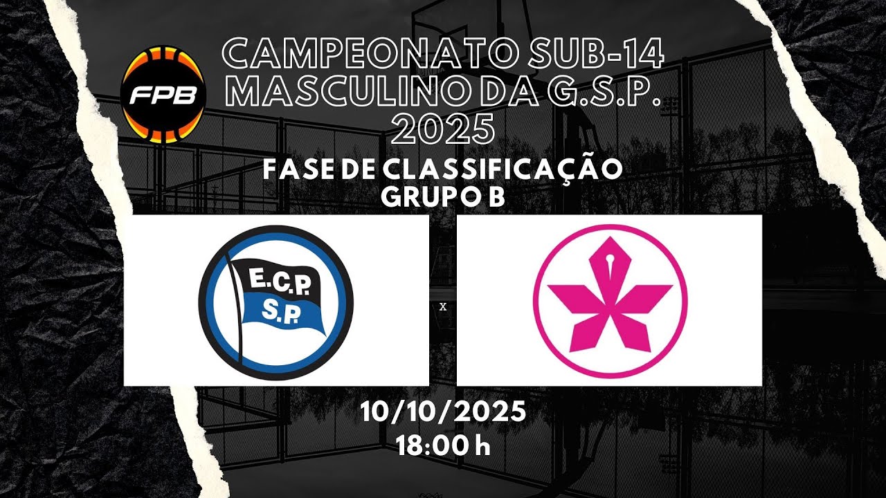 Basquete Sub14 - E.C. Pinheiros x Paineiras do Morumby  - 10/10/2025 - #aovivo