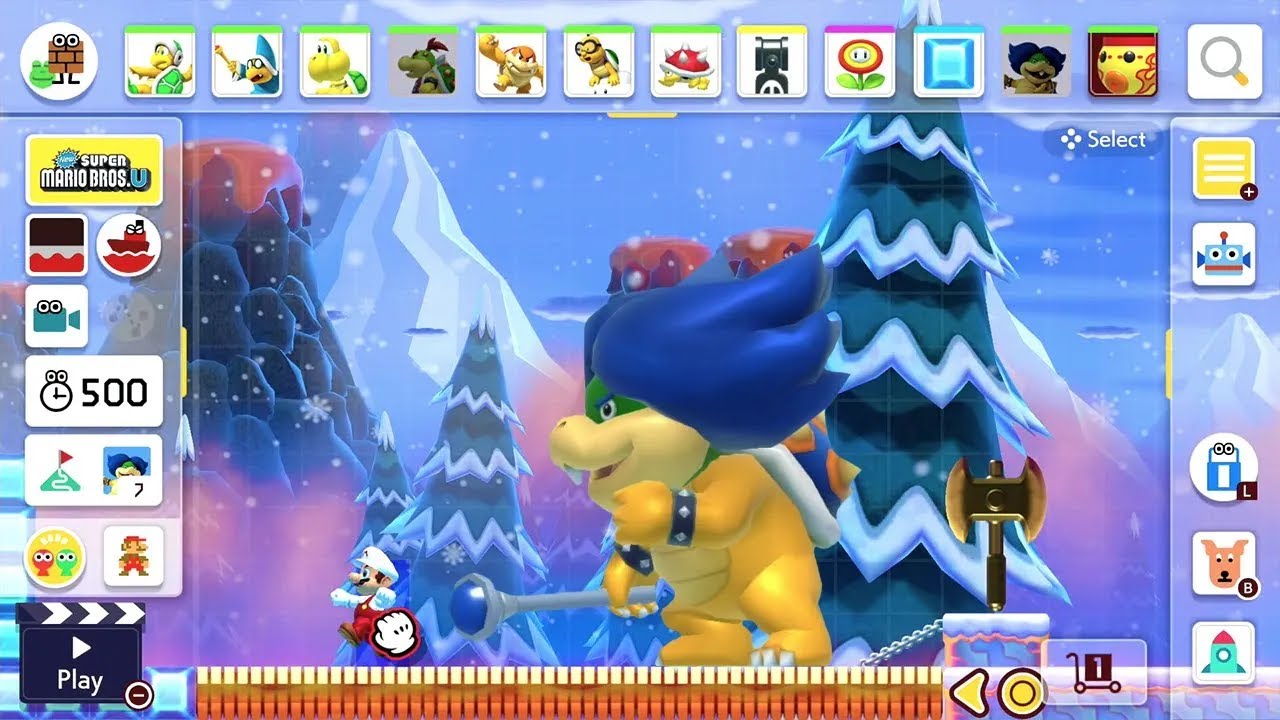 New Theme! Super Mario Maker 2 - Boss Battle Course Maker Experiment!
