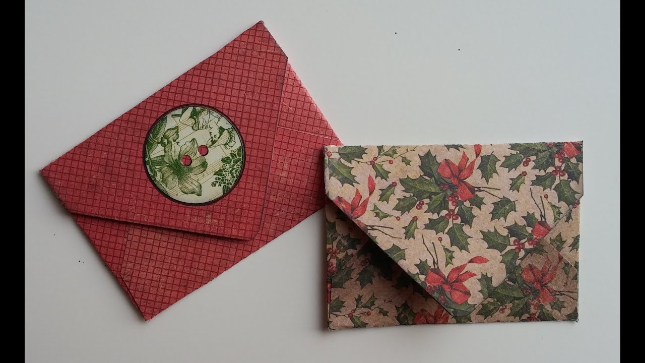 Mini Envelope for Pocket Letters without a Score Board