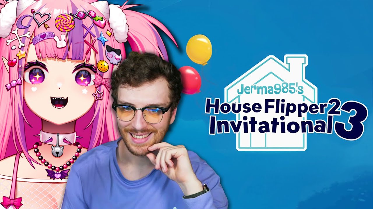 Ironmouse & Connor Compete In Jerma's House Flipper 2 Tournament!