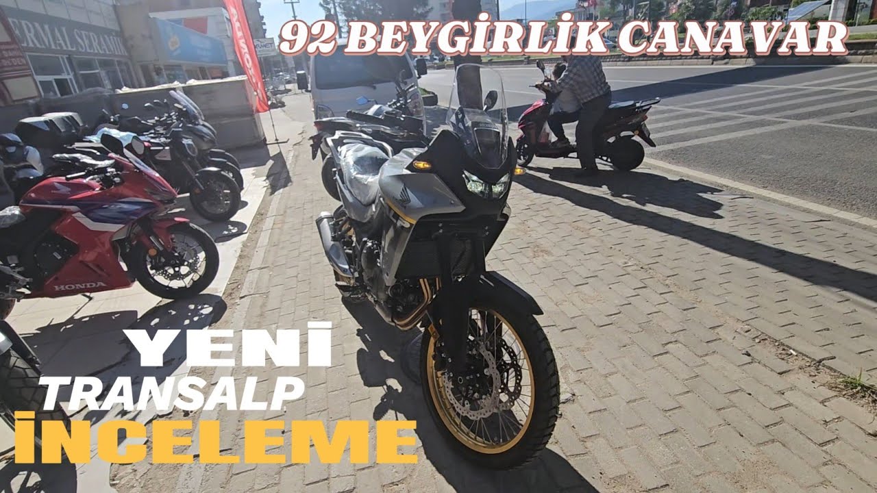 YENİ HONDA XL750 TRANSALP İNCELEME! (92 Beygirlik Canavar)