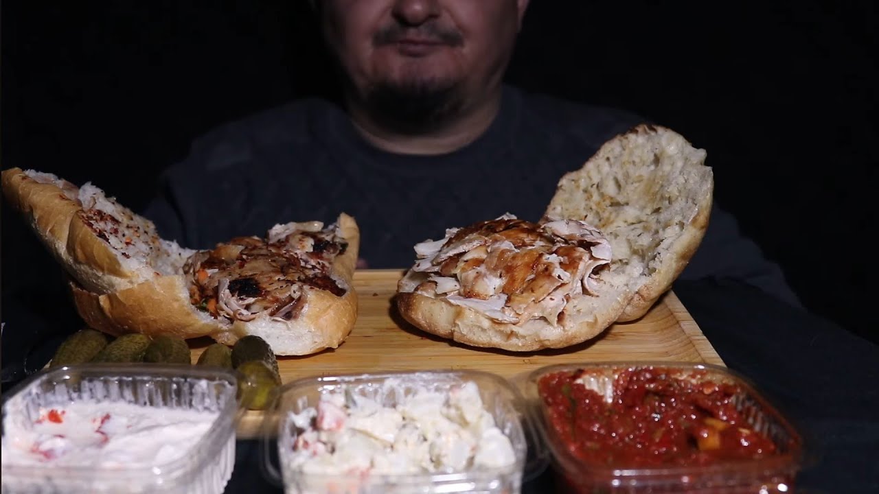 ||ASMR MUKBANG|| Tombik ve Ekmek Arası Döner #neromasmr