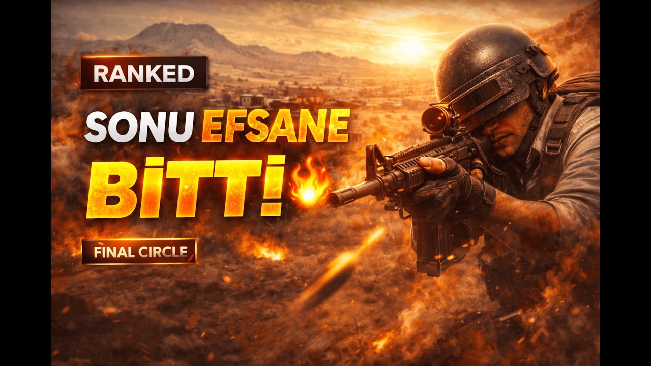 SONU EFSANE BİTEN RANKED MAÇ  🔥 🔥 🔥 #pubg #gaming #ranked #dereceli #old