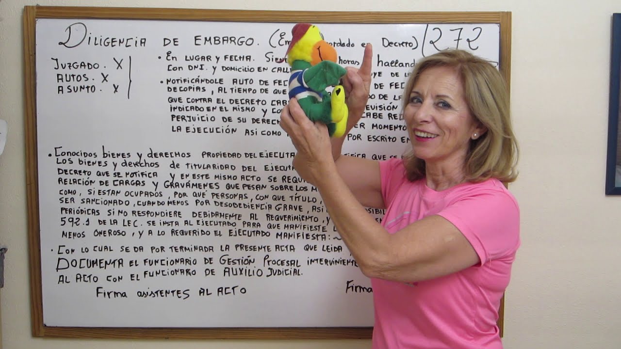 272.-DILIGENCIA DE EMBARGO (ACORDADO EN DECRETO)