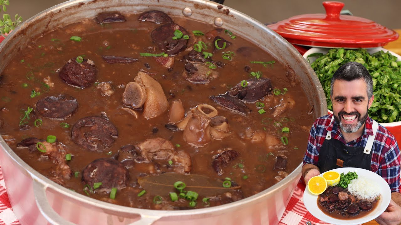 COMO FAZER A MELHOR FEIJOADA DO MUNDO - SIMPLES E DELICIOSA - Receitas de Pai