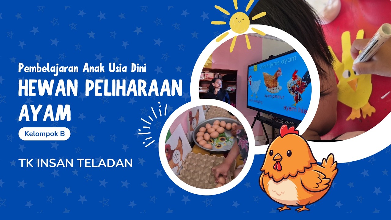 Pembelajaran PAUD Tema Hewan Peliharaan: Ayam | TK Insan Teladan