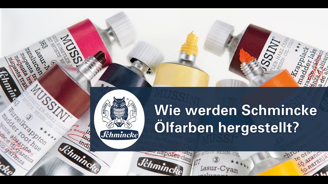 Wie werden Schmincke &Ouml;lfarben hergestellt?
