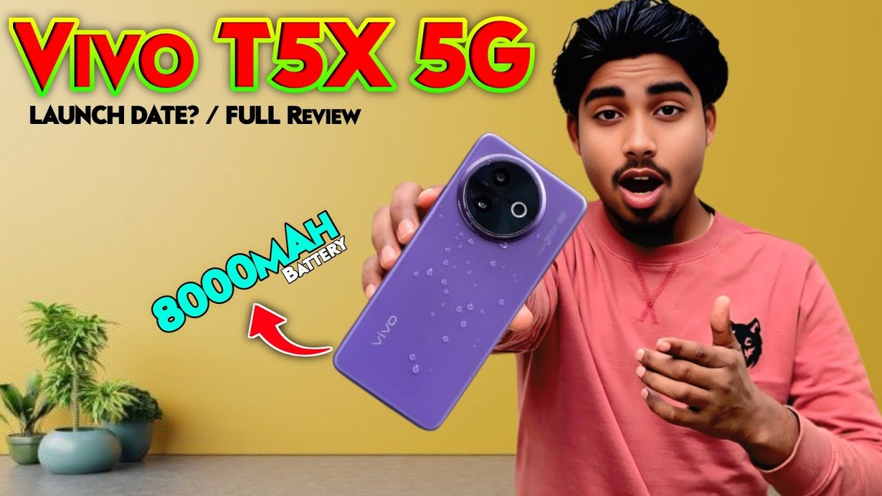 Vivo T5X 5G 🚀 Full Review — India Launch Date Price Under ₹15K? 😳 | 8000mAh Battery & First look ||