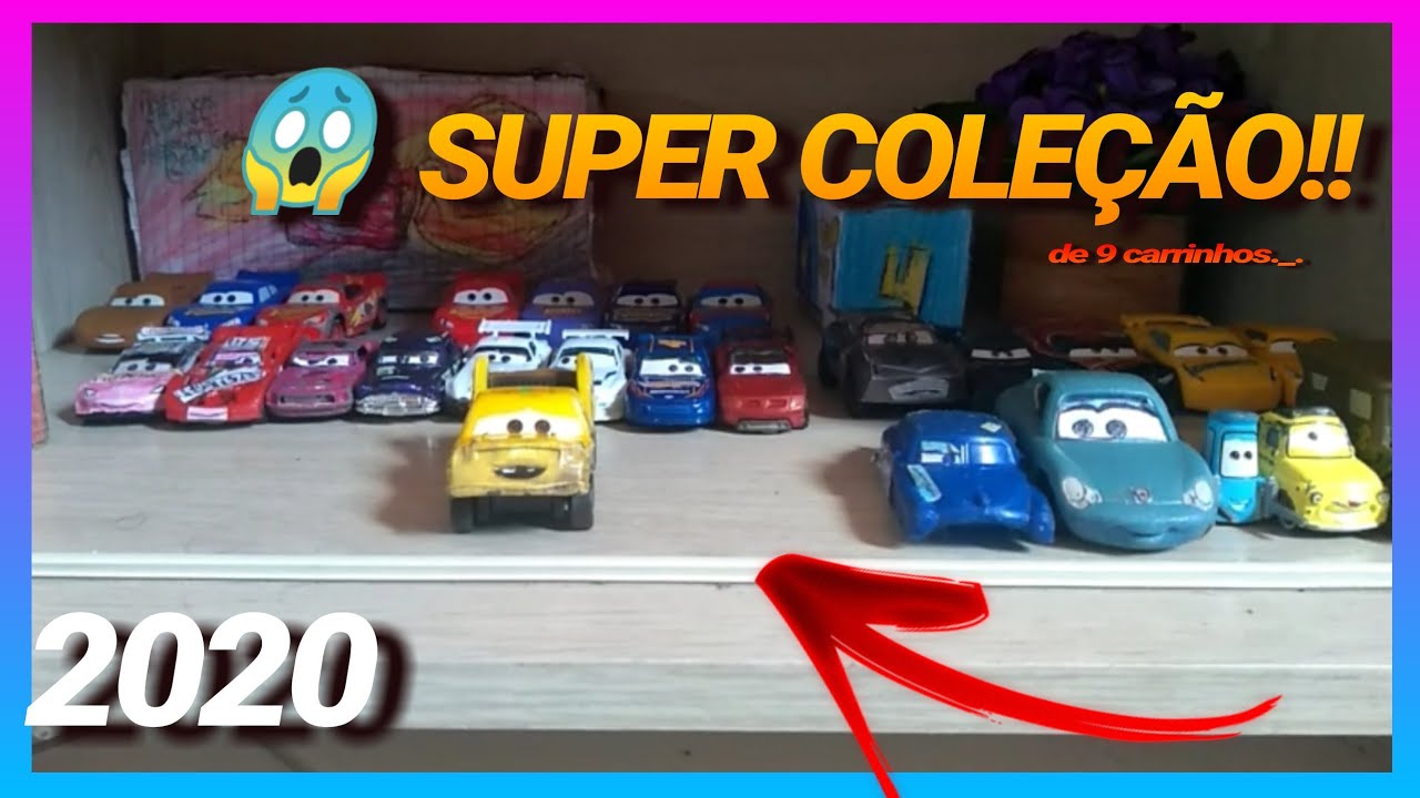 MOSTRANDO MINHA COLEÇÃO DO FILME CARROS, ATUALIZADA 2017.000 ( 2020 )