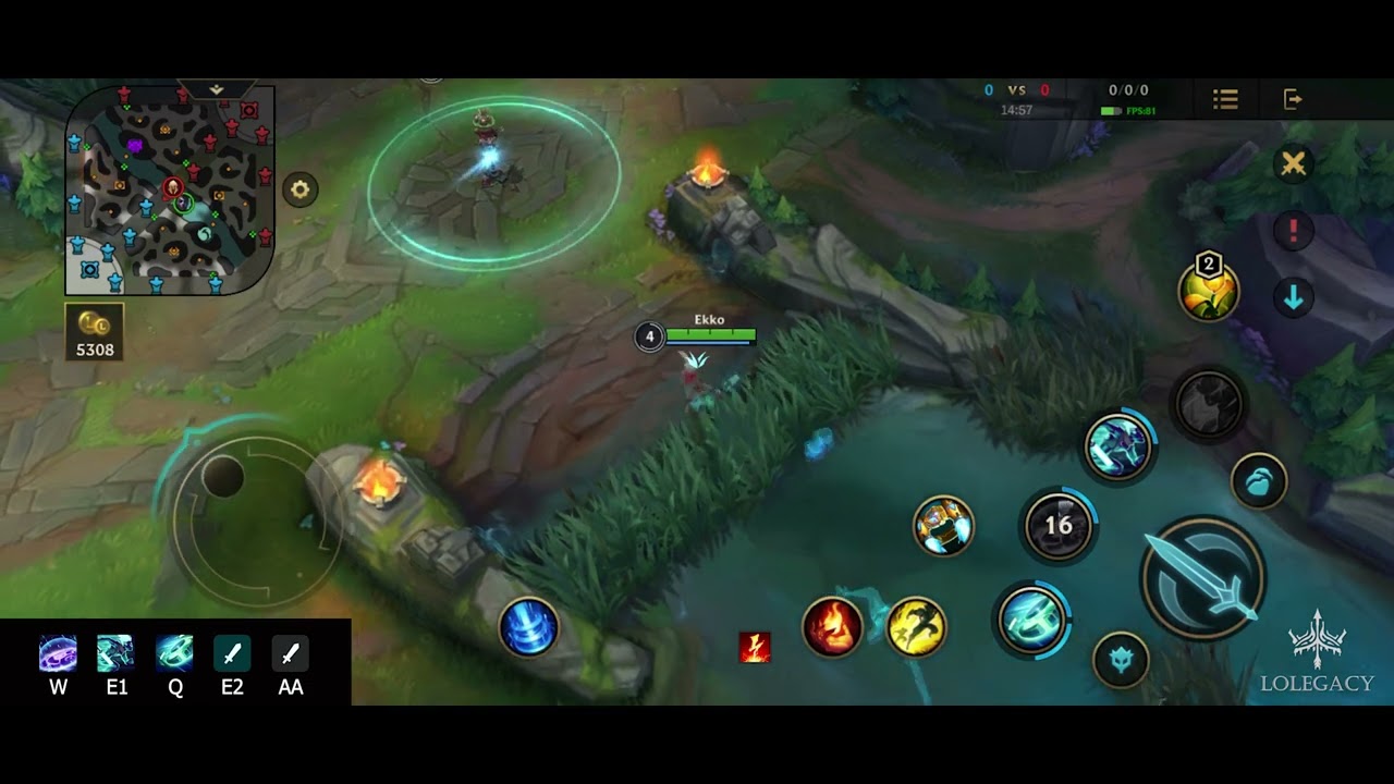 WILD RIFT - Ekko Standard Engage Combo