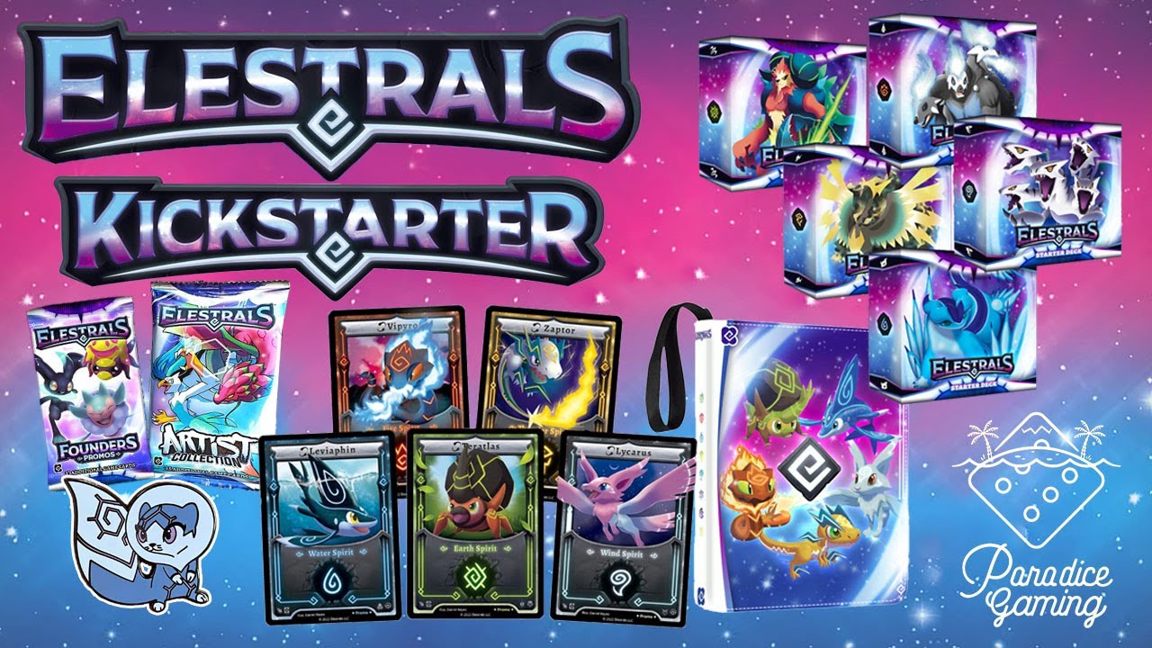 Elestrals TCG Kickstarter Unboxing