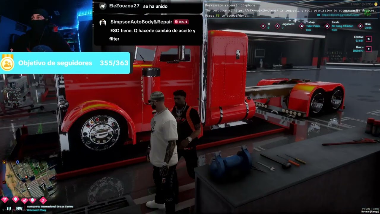 Manejando Mi Truck Roleplay Gta V
