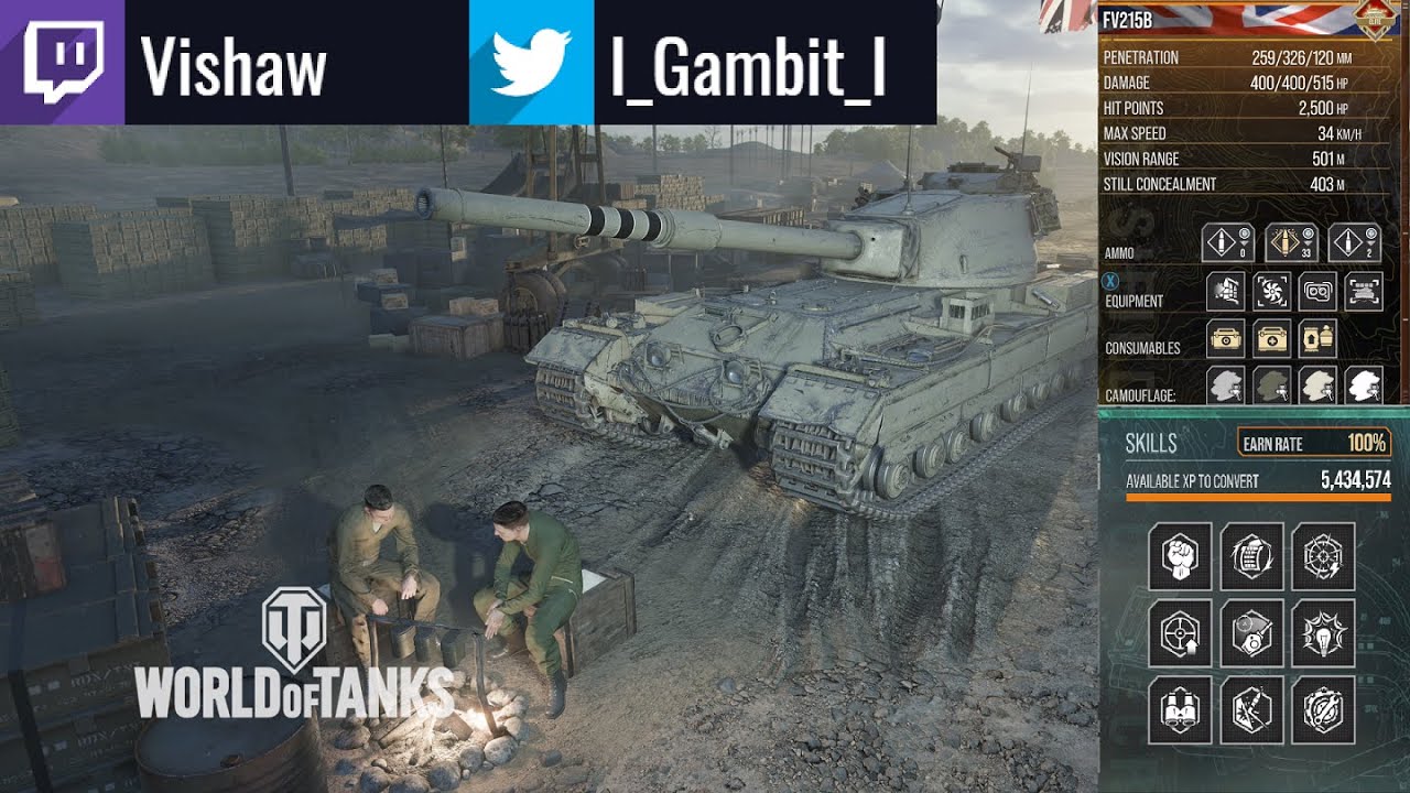 FV215B: 10.2k Damage: WoT Console - World of Tanks Console