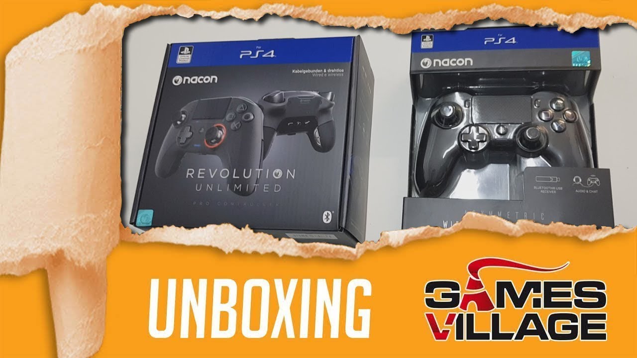 Nacon Unlimited Pro Controller &  Controller Asimmetrico Unboxing